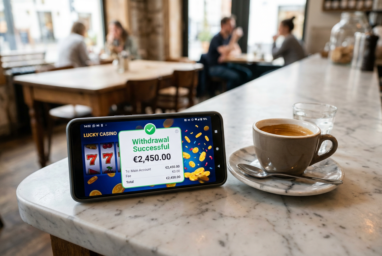 Digital representation of fast casino payouts in Greece