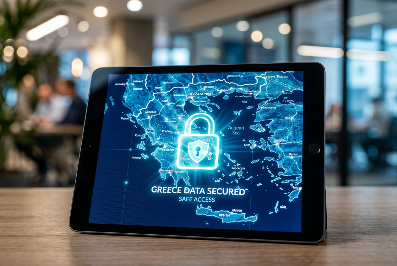 Abstract representation of legal compliance and data protection in digital finance.